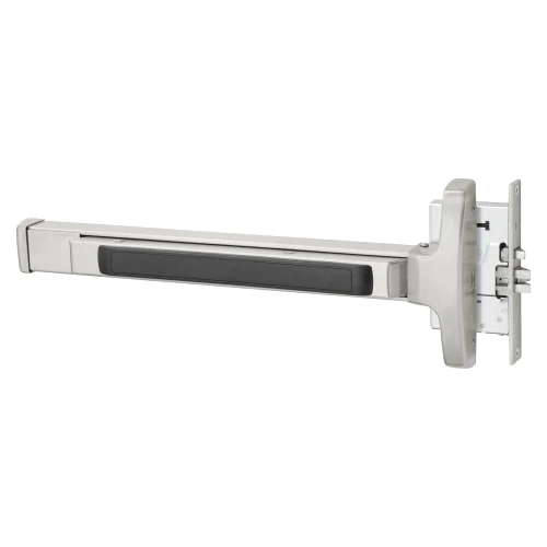 Sargent 1256-8304E ETF LHR 32D Grade 1 Mortise Exit Device Narrow Stile Pushpad 32 Fire-rated Device Night Latch Function F Lever with Escutcheon Electric Latch Retraction Less Dogging Satin Stainless Steel Finish Left Hand Reverse 1256-8304E ETF LHR 32D