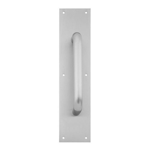 IVES 8303-8 US32D 3.5X15 Pull Plate 8 CTC 1 Diameter 1-1/2 Clearance 3-1/2 x 15 Satin Stainless Steel