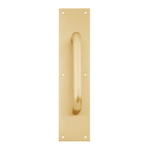 IVES 8302-0 US3 4x16 Pull Plate 10 CTC 3/4 Diameter 1-1/2 Clearance 4 x 16 Bright Brass
