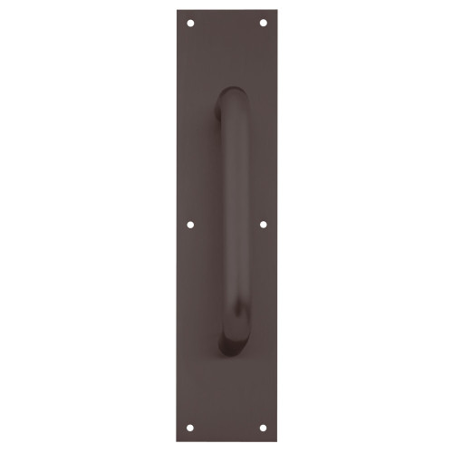 IVES 8302-6 US10B 4X16 Pull Plate 6 CTC 3/4 Diameter 1-1/2 Clearance 4 x 16 Oil Rubbed Bronze