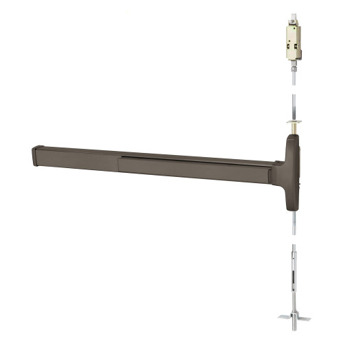 1956-AD8413J ETL LHR 10B Sargent Concealed Vertical Rod Exit Device
