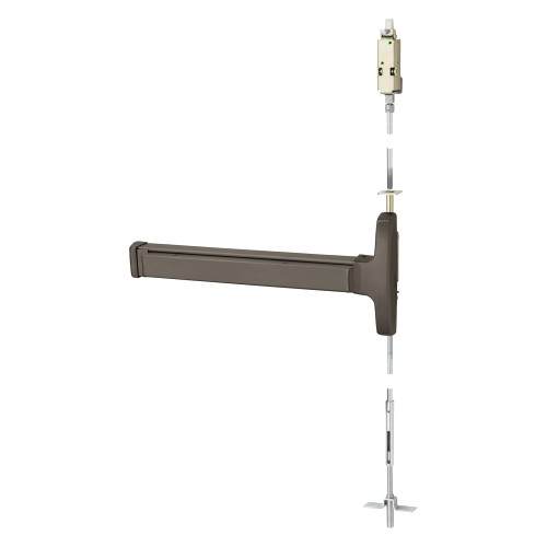 1956-MD8474E-24V ETP RHR 10B Sargent Concealed Vertical Rod Exit Device 1956-MD8474E-24V ETP RHR 10B