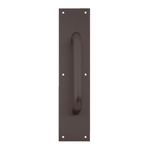IVES 8302-8 US10B 3.5X15 Pull Plate 8 CTC 3/4 Diameter 1-1/2 Clearance 3-1/2 x 15 Oil Rubbed Bronze