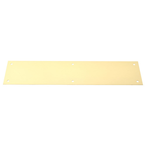 IVES 8200 US3 3.5X15 Push Plate 3-1/2 x 15 Bright Brass