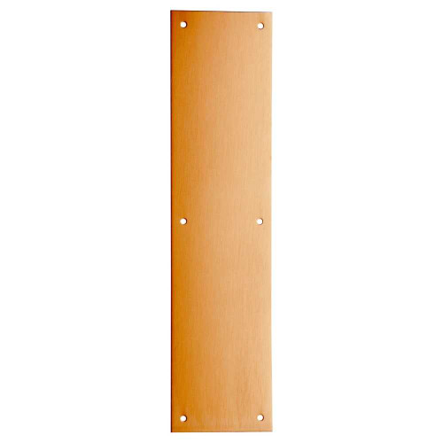 IVES 8200 US10 3.5x15 Push Plate 3-1/2 x 15 Satin Bronze 8200 US10 3.5x15