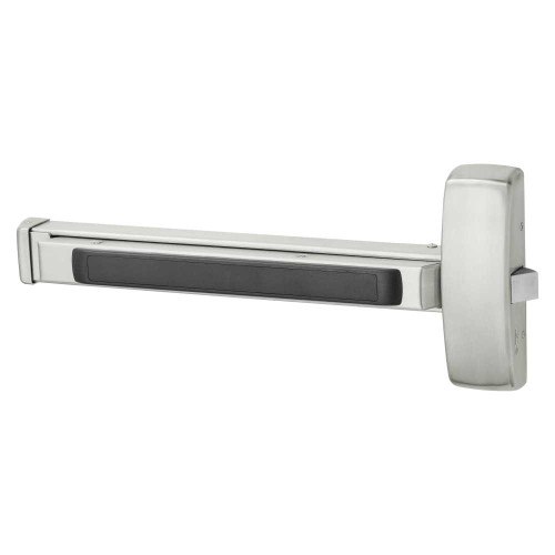 Sargent 56-8828E LHR 32D Grade 1 Rim Exit Bar Wide Stile Pushpad 32 Device Passage Function Electric Latch Retraction Less Dogging Satin Stainless Steel Finish Left Hand Reverse 56-8828E LHR 32D