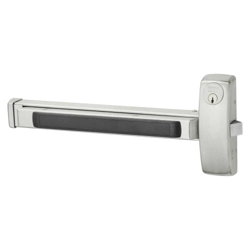 Sargent 5556-8866E LHR 32D Grade 1 Rim Exit Bar Wide Stile Pushpad 32 Device Classroom Security Function Electric Latch Retraction Request to Exit Switch Less Dogging Satin Stainless Steel Finish Left Hand Reverse 5556-8866E LHR 32D