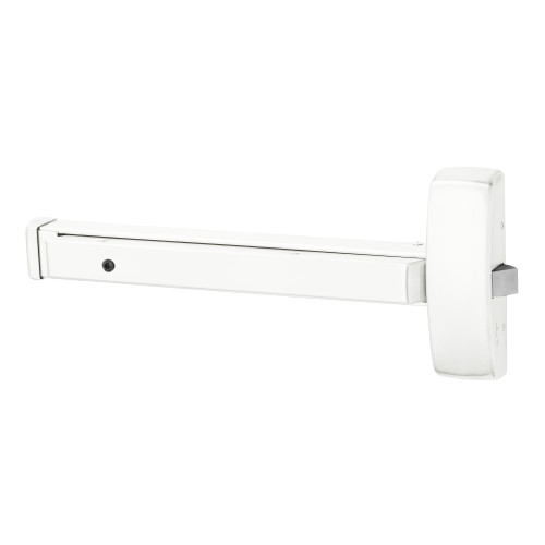 Sargent 19-8816E LHR WSP Grade 1 Rim Exit Bar Wide Stile Pushpad 32 Device Classroom Security Function Hex Key Dogging Less Lexan Push Pad Touchbar White Suede Powder Coat Finish Left Hand Reverse 19-8816E LHR WSP
