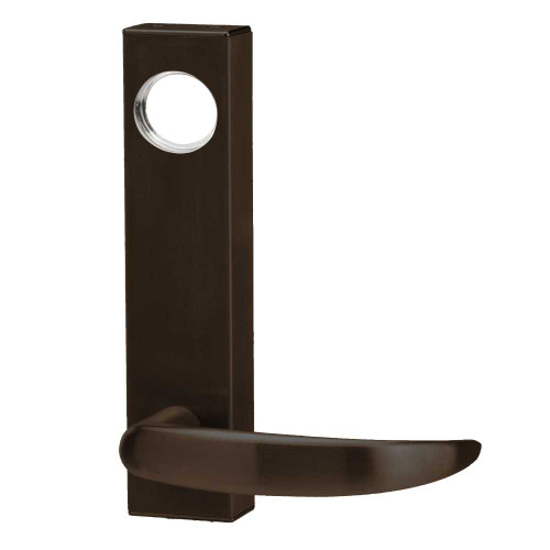 Adams Rite 3080-01-0-37-US10B Entry Trim 01 Curve Lever With Cylinder Hole Rim Exit Devices Oil Rubbed Bronze 3080-01-0-37-US10B