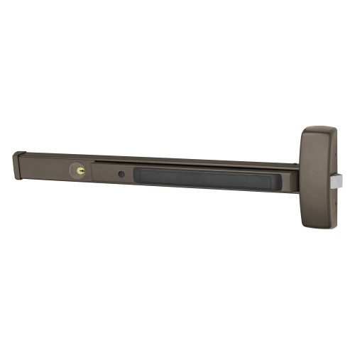 Sargent 16-8810F 10BE Grade 1 Rim Exit Bar Wide Stile Pushpad 36 Device Exit Only Cylinder Dogging Cylinder Included Dark Oxidized Bronze Finish Field Reversible 16-8810F 10BE