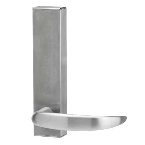Adams Rite 3080-01-0-93-US32D Entry Trim 01 Curve Lever Without Cylinder Hole Mortise Exit Devices Satin Stainless Steel
