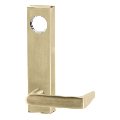 Adams Rite 3080-03-0-37-US4 Entry Trim 03 Square Lever With Cylinder Hole Rim Exit Devices Satin Brass 3080-03-0-37-US4