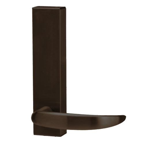 Adams Rite 3080E-01-0-9U-55-US10B Electrified Entry Trim 01 Curve Lever Without Cylinder Hole Universal 24VDC Fail Safe Oil Rubbed Bronze