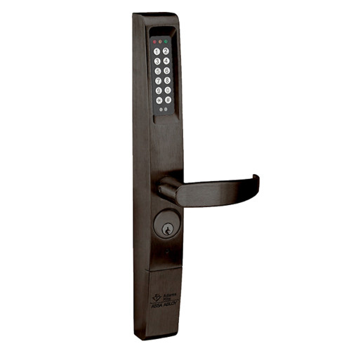 Adams Rite 3090-01-121 eForce Keyless Entry Lever Keypad Dark Bronze