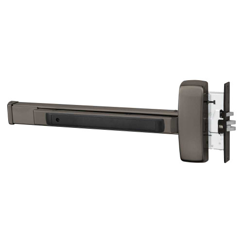 Sargent 55-8913E LHR 10BL Grade 1 Mortise Exit Bar Wide Stile Pushpad 32 Device Classroom Function Request to Exit Switch Hex Key Dogging Oxidized Satin Bronze Relieved Clear Coated Finish Left Hand Reverse 55-8913E LHR 10BL
