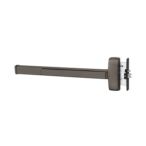 Sargent 1956-8946J RHR 10BL Grade 1 Mortise Exit Bar Wide Stile Pushpad 42 Device Storeroom Function Electric Latch Retraction Less Dogging Less Lexan Push Pad Touchbar Oxidized Satin Bronze Relieved Clear Coated Finish Right Hand Reverse 1956-8946J RHR 10BL