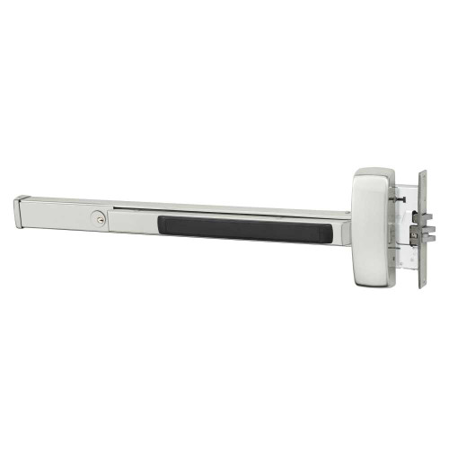 Sargent 16-8928F LHR 32 Grade 1 Mortise Exit Bar Wide Stile Pushpad 36 Device Passage Function Cylinder Dogging Cylinder Included Bright Stainless Steel Finish Left Hand Reverse 16-8928F LHR 32