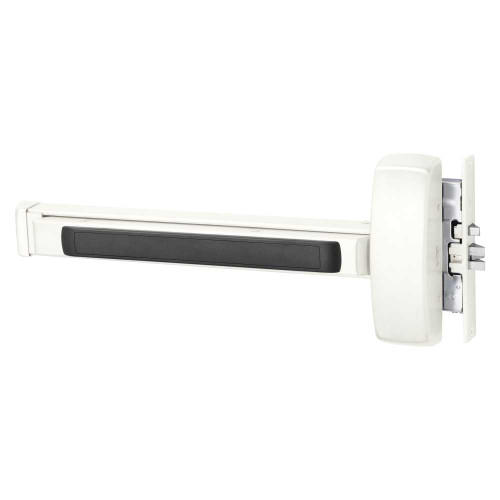 Sargent 16-8915E LHR WSP Grade 1 Mortise Exit Bar Wide Stile Pushpad 32 Device Passage Function Cylinder Dogging Cylinder Included White Suede Powder Coat Finish Left Hand Reverse 16-8915E LHR WSP