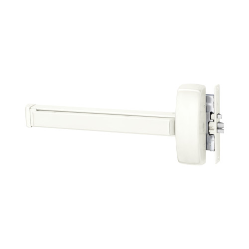 Sargent 1956-8904E LHR WSP Grade 1 Mortise Exit Bar Wide Stile Pushpad 32 Device Night Latch Function Electric Latch Retraction Less Dogging Less Lexan Push Pad Touchbar White Suede Powder Coat Finish Left Hand Reverse 1956-8904E LHR WSP