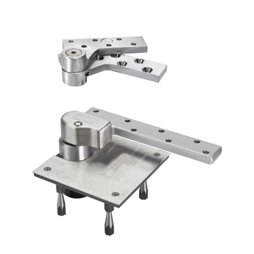 Rixson L117 X 1-3/4 Door RH 626 3/4 Offset Hung Pivot 1-3/4 Door Includes L180 Top Pivot Right-Handed Satin Chromium Plated L117 X 1-3/4 Door RH 626