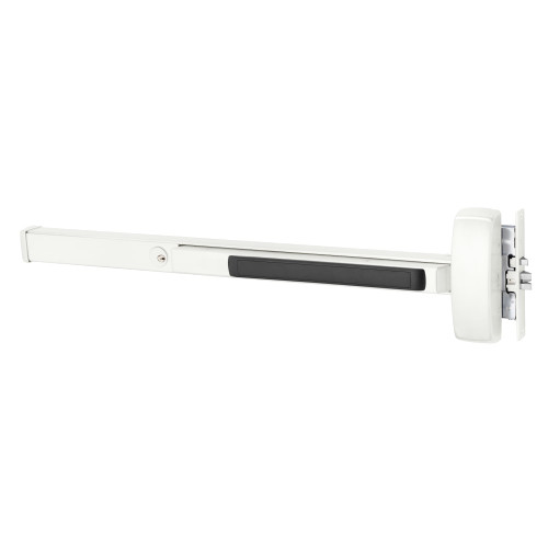 Sargent 16-8963G RHR WSP Grade 1 Mortise Exit Bar Wide Stile Pushpad 48 Device Classroom Function Cylinder Dogging Cylinder Included White Suede Powder Coat Finish Right Hand Reverse 16-8963G RHR WSP