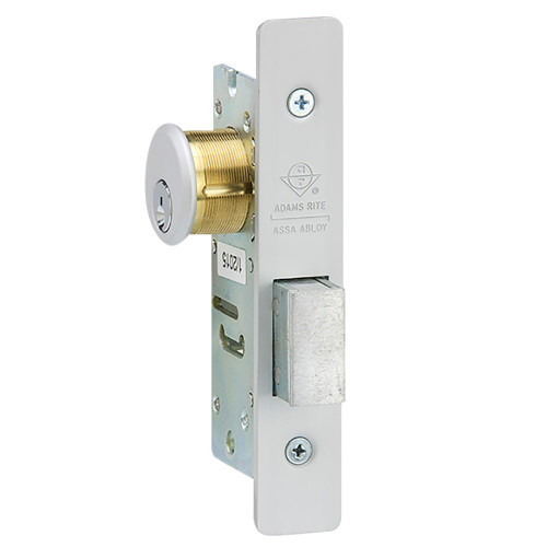 Adams Rite 4070-30-628 Deadbolt Short Throw Projection Style Flat Faceplate 1-1/8 Backset Aluminum