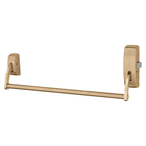 Sargent 12-9815 RHR 10 Rim Crossbar Exit Device Fire Rated RHR Passage Less Trim Satin Bronze 12-9815 RHR 10