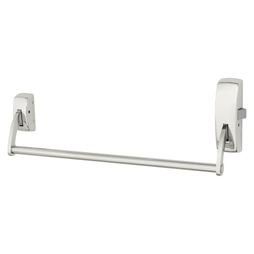 Sargent 12-9813 LHR 32 Rim Crossbar Exit Device Fire Rated LHR Classroom Less Trim Bright Stainless Steel