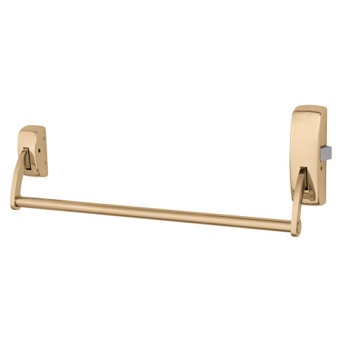 Sargent 12-9863 RHR 9 Rim Crossbar Exit Device Fire Rated RHR Classroom Thumbpiece Less Trim Bright Bronze 12-9863 RHR 9
