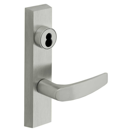 Sargent 60-704 ETB RHRB 26D Grade 1 Exit Device Trim Night Latch Key Retracts Latch For Rim and Mortise 8300 8500 8800 8900 9800 9900 Series Devices Sargent LFIC Less Core B Lever Satin Chrome Finish Right-Hand Reverse 60-704 ETB RHRB 26D