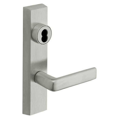 Sargent 70-776 ETE 24V LHRB 26D Grade 1 Electrified Exit Device Trim Fail Secure Power Off Locks Lever Key Retracts Latch For Surface Vertical Rod and Mortise 8700 8900 Series Devices SFIC Prep Less Core E Lever 24V LHR Satin Chrome 70-776 ETE 24V LHRB 26D