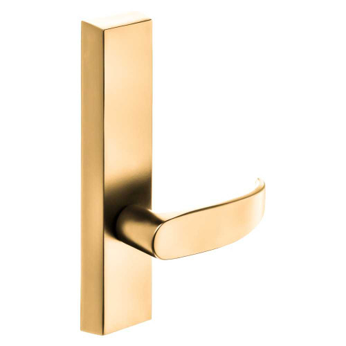 Sargent 710-4 ETP LHRB 9 Grade 1 Exit Device Trim Dummy For Concealed Vertical Rod 8400 8600 Series Devices P Lever LHR Bright Bronze Clear Coated 710-4 ETP LHRB 9