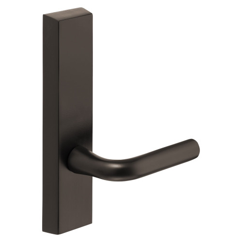 Sargent 710-6 ETW LHRB 20D Grade 1 Exit Device Trim Dummy For LP8600 LR8600 and LS8600 Series Devices W Lever LHR Dark Oxidized Statuary Bronze Clear Coated