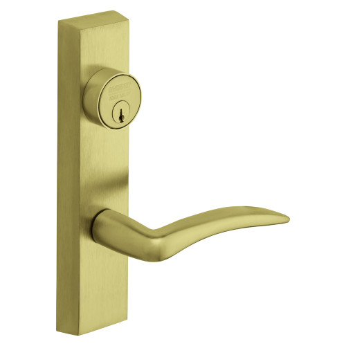 Sargent 773-6 ETA 24V LHRB 4 Grade 1 Electified Exit Device Trim Fail Safe Power Off Unlocks Lever For LP8600 LR8600 and LS8600 Series Devices A Lever 24V LHR Satin Brass