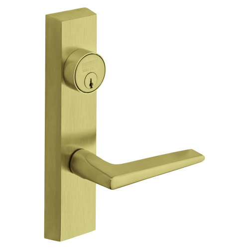 Sargent 774-4 ETF 12V RHRB 4 Grade 1 Electrified Exit Device Trim Fail Secure Power Off Locks Lever For Concealed Vertical Rod 8400 8600 Series Devices F Lever 12V RHR Satin Brass