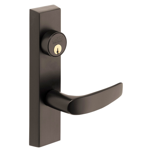 Sargent 774-4 ETB 24V RHRB 10BL Grade 1 Electrified Exit Device Trim Fail Secure Power Off Locks Lever For Concealed Vertical Rod 8400 8600 Series Devices B Lever 24V RHR Oxidized Satin Bronze Relieved Clear Coated
