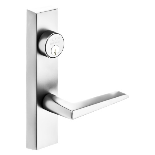 Sargent 773-4 ETF 12V LHRB 26 Grade 1 Electrified Exit Device Trim Fail Safe Power Off Unlocks Lever For Concealed Vertical Rod 8400 8600 Series Devices F Lever 12V LHR Bright Chrome