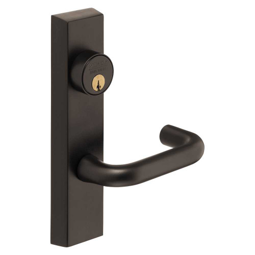 Sargent 773 ETJ 12V LHRB 20D Grade 1 Electrified Exit Device Trim Fail Safe Power Off Unlocks Lever For Surface Vertical Rod and Mortise 8700 8900 Series Devices J Lever 12V LHR Dark Oxidized Statuary Bronze Clear Coated 773 ETJ 12V LHRB 20D