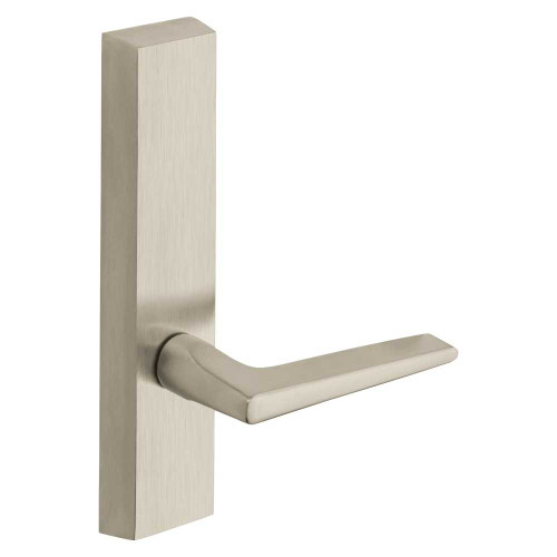 Sargent 715-4 ETF LHRB 15 Grade 1 Exit Device Trim Passage Function For Concealed Vertical Rod 8400 8600 Series Devices F Lever LHR Satin Nickel Plated Clear Coated 715-4 ETF LHRB 15