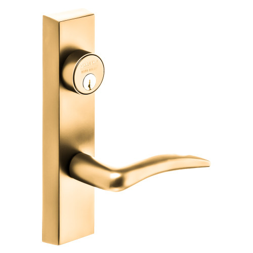 Sargent 776-8 ETA 12V RHRB 9 Grade 1 Electrified Exit Device Trim Fail Secure Power Off Locks Lever Key Retracts Latch For Rim 8800 and NB8700 Series Devices Rim Cylinder A Lever 12V RHR Bright Bronze Clear Coated