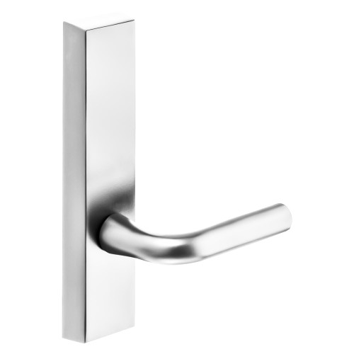 Sargent 715 ETW LHRB 14 Grade 1 Exit Device Trim Passage Function For Surface Vertical Rod and Mortise 8700 8900 Series Devices W Lever LHR Bright Nickel Plated Clear Coated 715 ETW LHRB 14