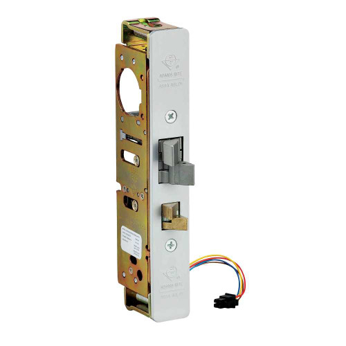 Adams Rite 4300-20-201-628 Steel Hawk Electrified Deadlatch 31/32 Backset Mortised Strike Flat Aluminum 4300-20-201-628