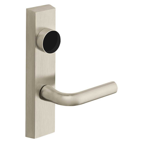 Sargent LC-743-4 ETW LHRB 15 Grade 1 Exit Device Trim Classroom Function Freewheeling Trim Key Outside Unlocks/Locks Trim For Concealed Vertical Rod 8400 8600 Series Devices Less Cylinder W Lever LHR Satin Nickel Plated Clear Coated LC-743-4 ETW LHRB 15