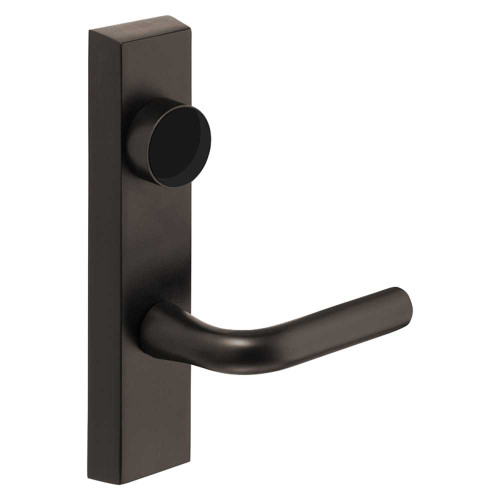 Sargent LC-743-8 ETW LHRB 20D Grade 1 Exit Device Trim Classroom Function Freewheeling Trim Key Outside Unlocks/Locks Trim For Rim 8800 and NB8700 Series Devices Less Cylinder W Lever LHR Dark Oxidized Statuary Bronze Clear Coated LC-743-8 ETW LHRB 20D