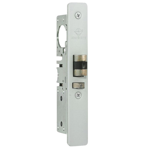 Adams Rite 4510-36-101-628 Standard Duty Deadlatch Flat Faceplate Guarded Latch 1-1/8 Backset 4-5/8 Mortise Strike Satin Aluminum Clear Anodized Finish Right-Handed or Left Hand Reverse