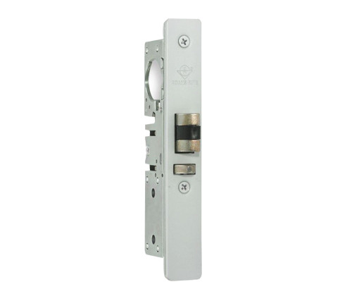 Adams Rite 4512-46-101-628 Standard Duty Deadlatch Flat Faceplate Guarded Latch 1-1/2 Backset 4-5/8 Mortise Strike Satin Aluminum Clear Anodized Finish Right-Handed or Left Hand Reverse
