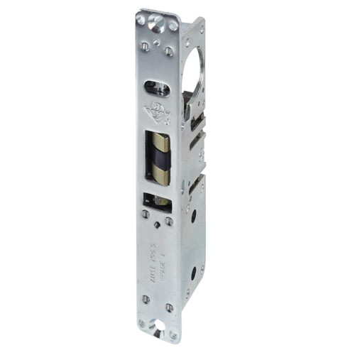 Adams Rite 4513-25-IB Standard Duty Deadlatch Lock Body Only Flat Faceplate Guarded Latch 31/32 Backset Mortise Strike Zinc Plated Finish Left-Handed or Right Hand Reverse 4513-25-IB