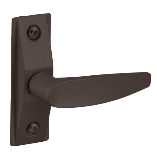 Adams Rite 4560-501-121 Flat Lever Trim without Return ADA compliant design For 1-3/4 In to 2 In Thick Door LH or LHR Dark Bronze Paint 4560-501-121