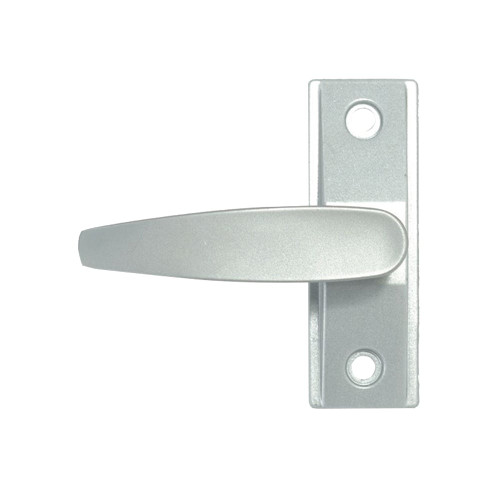 Adams Rite 4560-501-130 Flat Lever Trim without Return ADA compliant design For 1-3/4 In to 2 In Thick Door LH or LHR Satin Aluminum Paint 