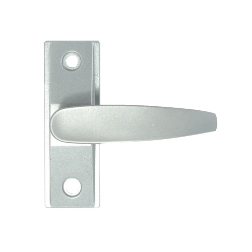 Adams Rite 4560-603-130 Flat Lever Trim without Return ADA compliant design For 2-3/4 In to 3 In Thick Door RH or RHR Satin Aluminum Paint 